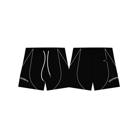 OFFHIGH LIGHT TRACK BLACK SHORT