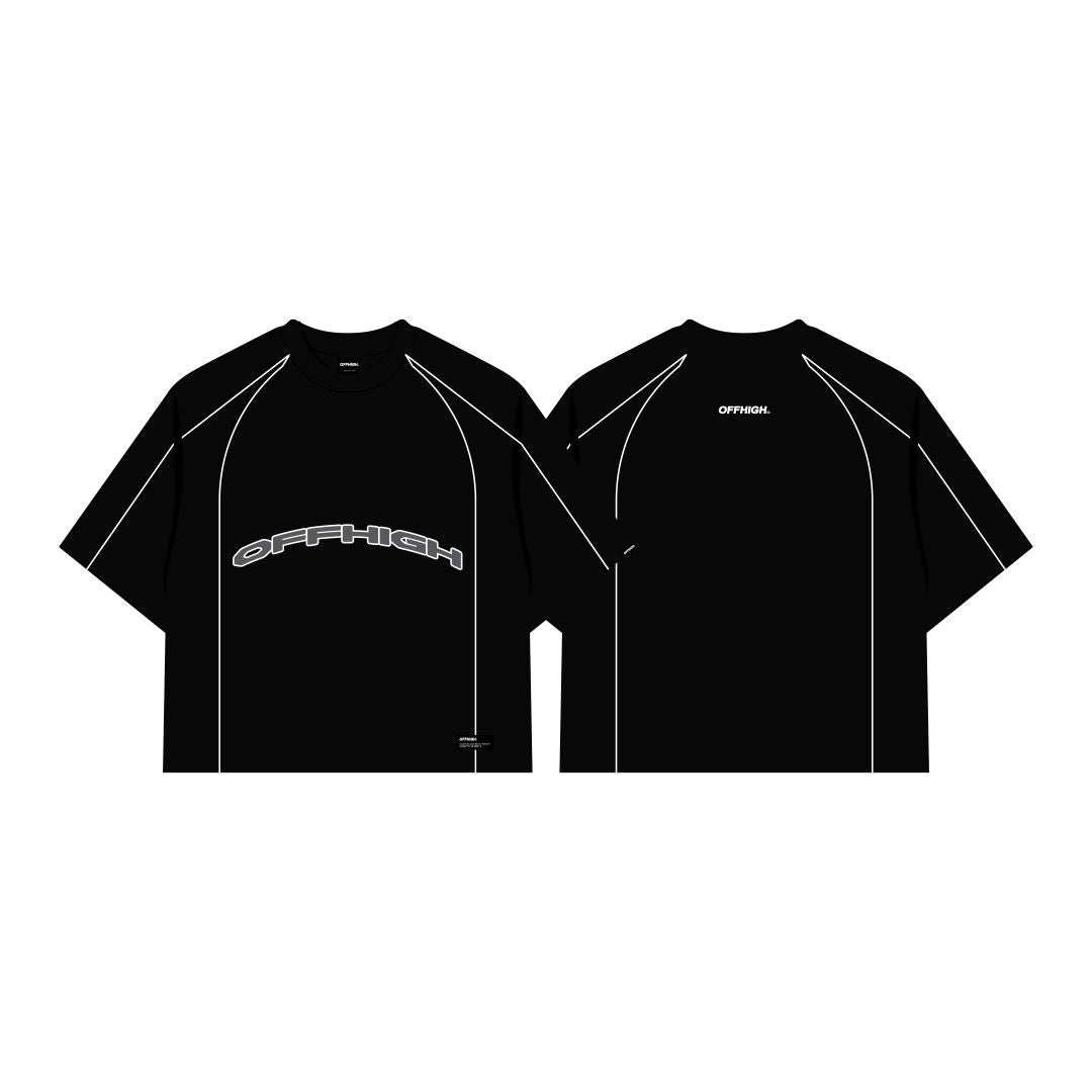 OFFHIGH LIGHT TRACK BLACK JERSEY