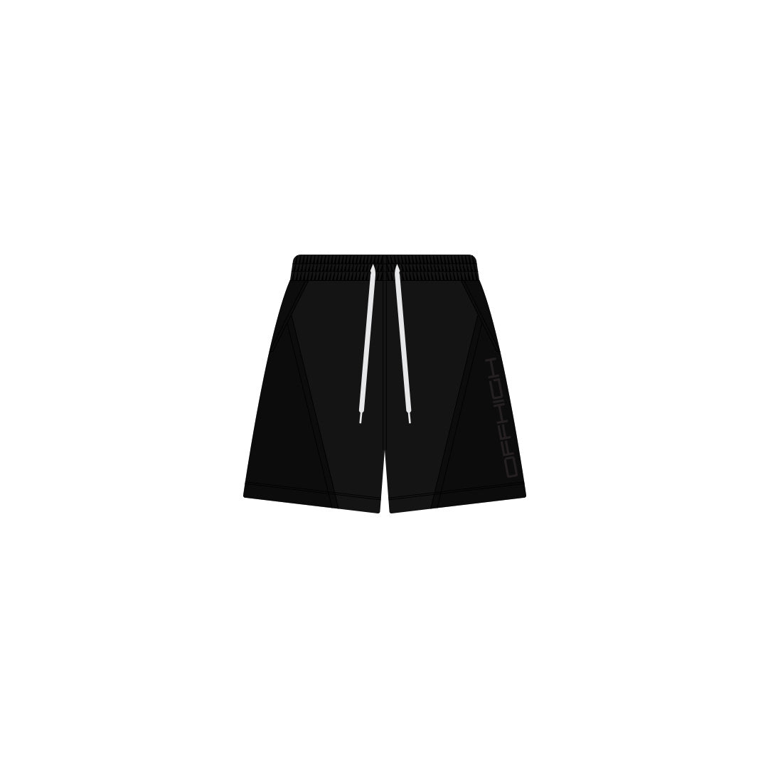 OFFHIGH TRACKS BLACK SWEATSHORTS