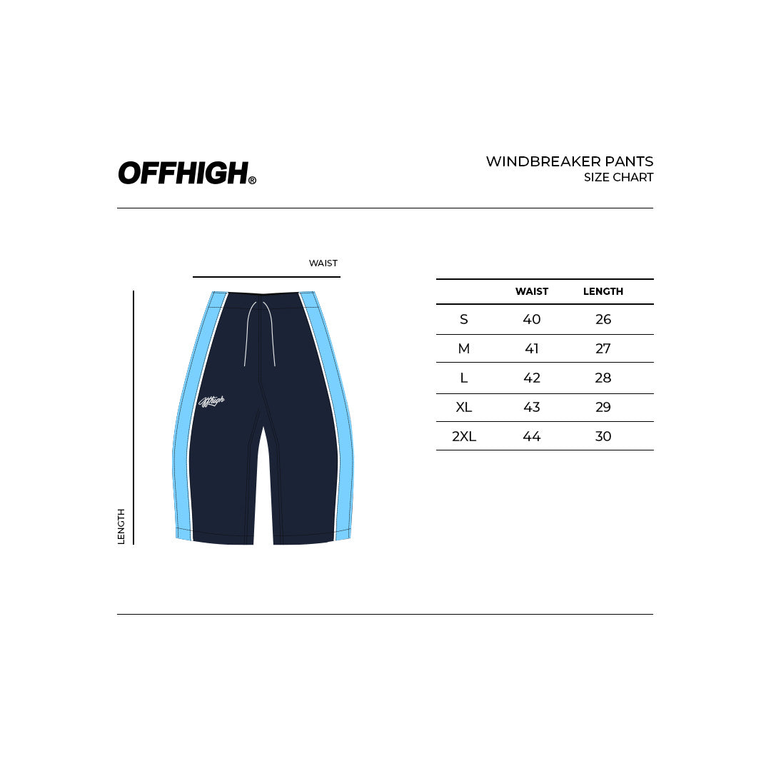 OFFHIGH BONE DRY BLUE PANTS