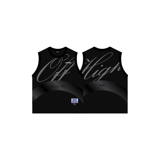 OFFHIGH SLEEKY BLACK BALLERS JERSEY