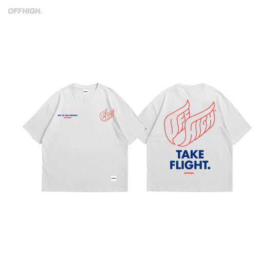 OFFHIGH TAKE FLIGHT WHITE TSHIRT