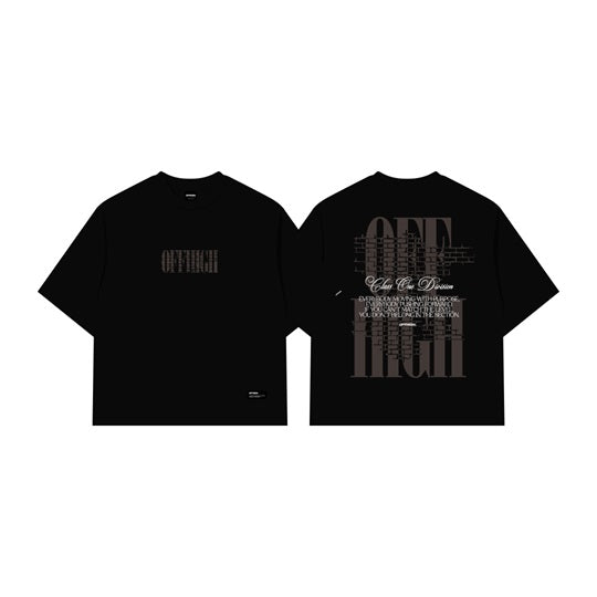 OFFHIGH DIVISION BLACK TSHIRT