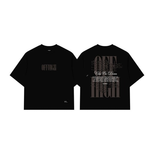 OFFHIGH DIVISION BLACK TSHIRT