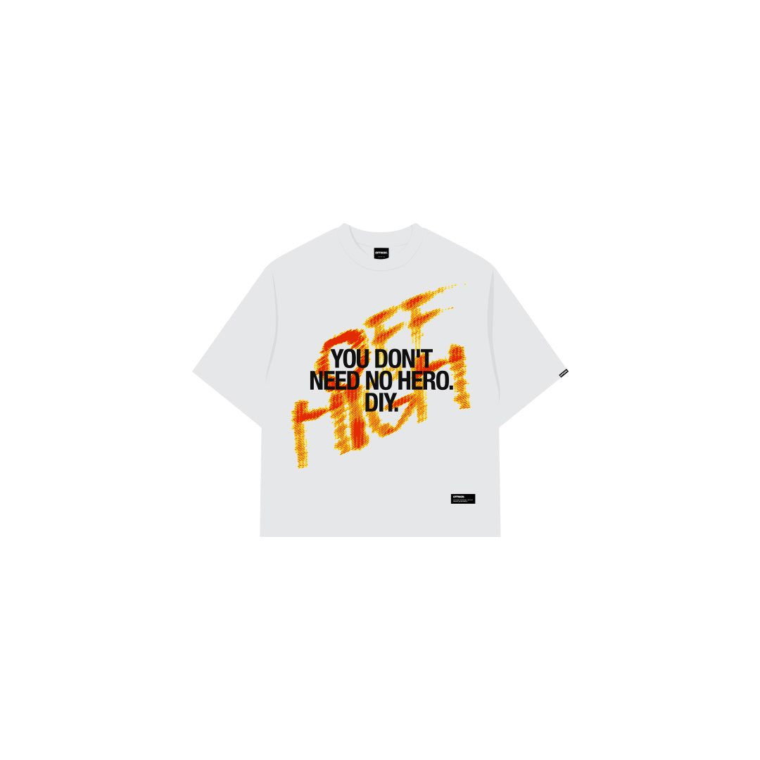 OFFHIGH D.I.Y WHITE TSHIRT