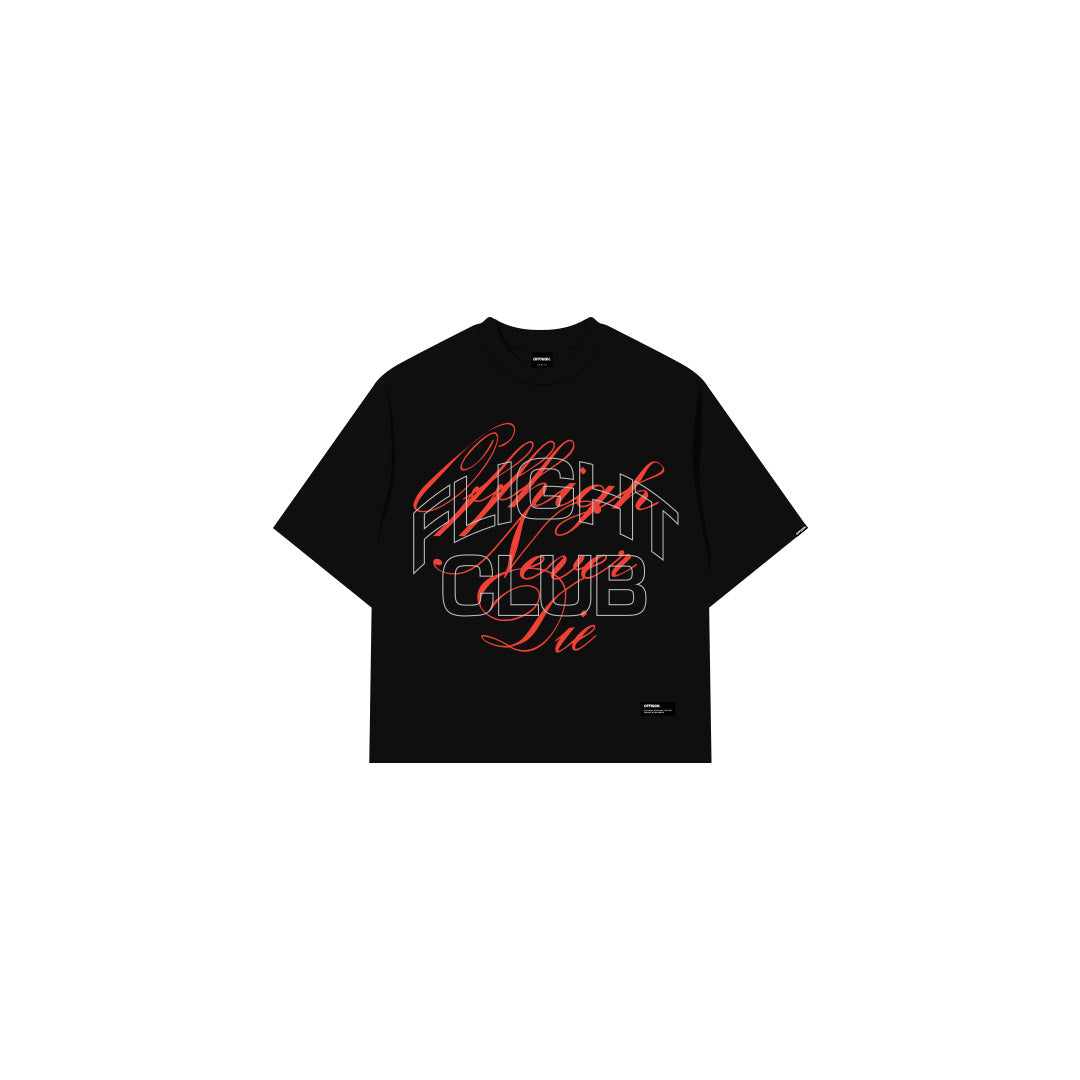OFFHIGH FLIGHT CLUB BLACK TSHIRT