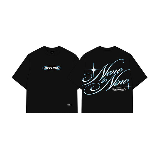 OFFHIGH NONE TO NINE BLACK TSHIRT