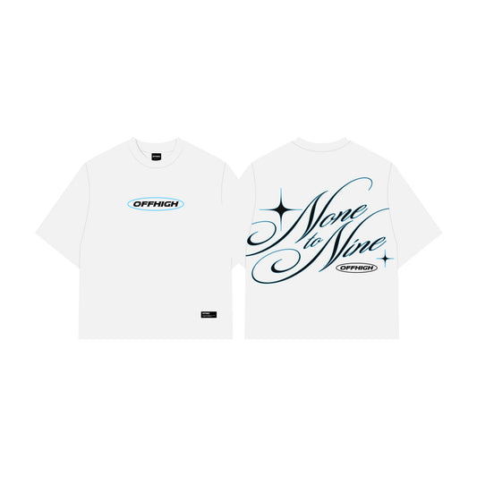 OFFHIGH NONE TO NINE WHITE TSHIRT