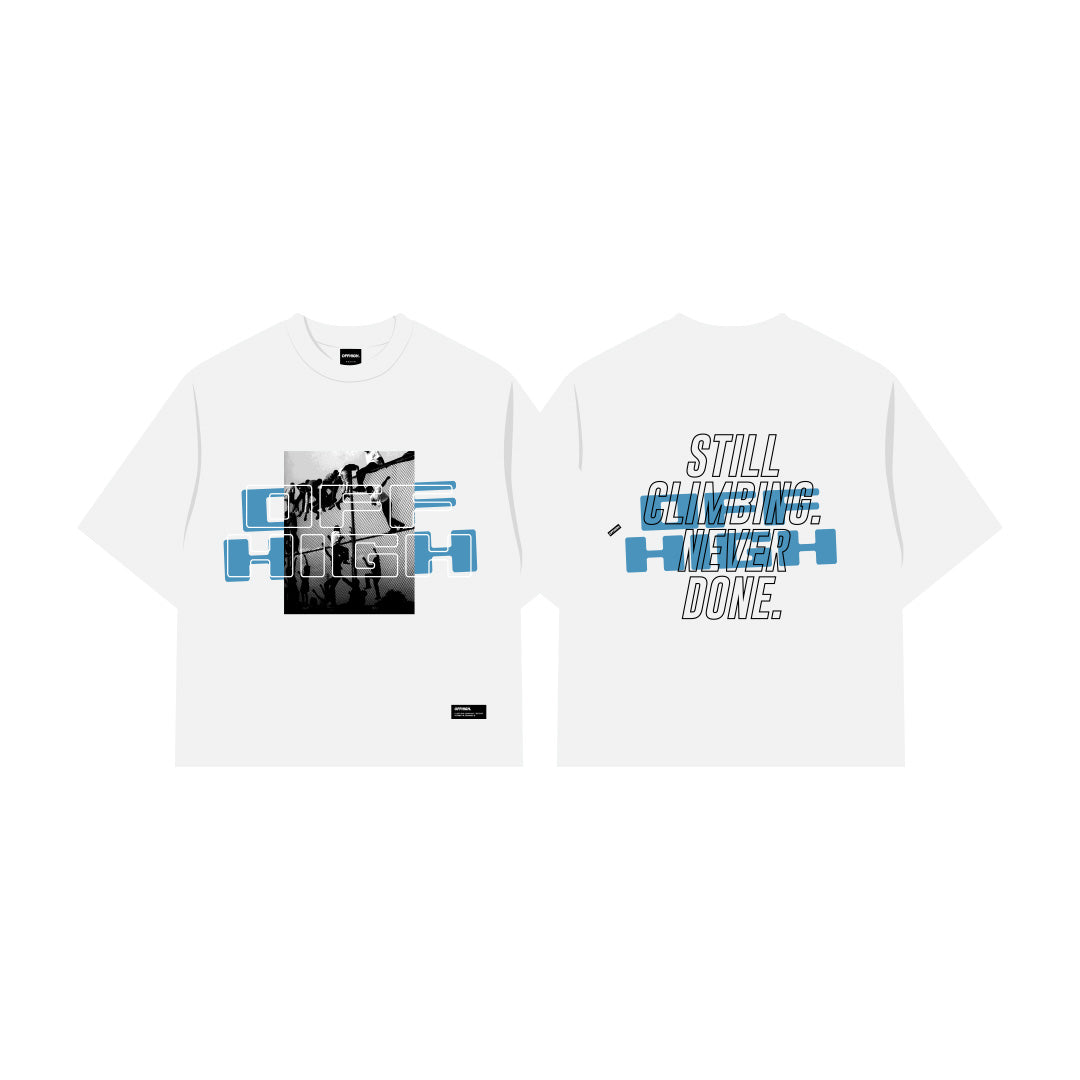 OFFHIGH CLIMBING WHITE TSHIRT