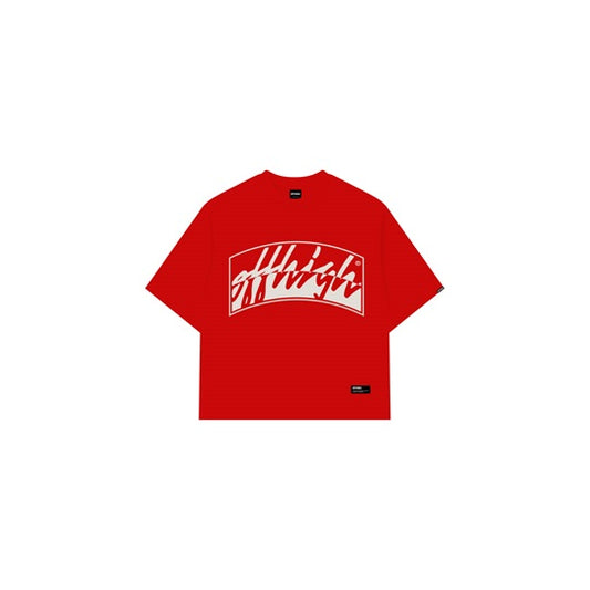 OFFHIGH OVERGROUND RED TSHIRT