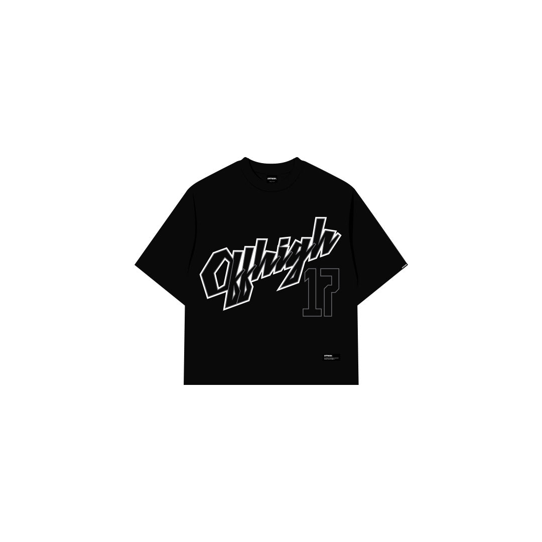 OFFHIGH RAISED BLACK TSHIRT