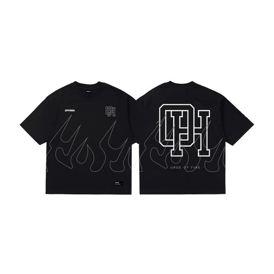OFFHIGH URGE OF FIRE BLACK TSHIRT