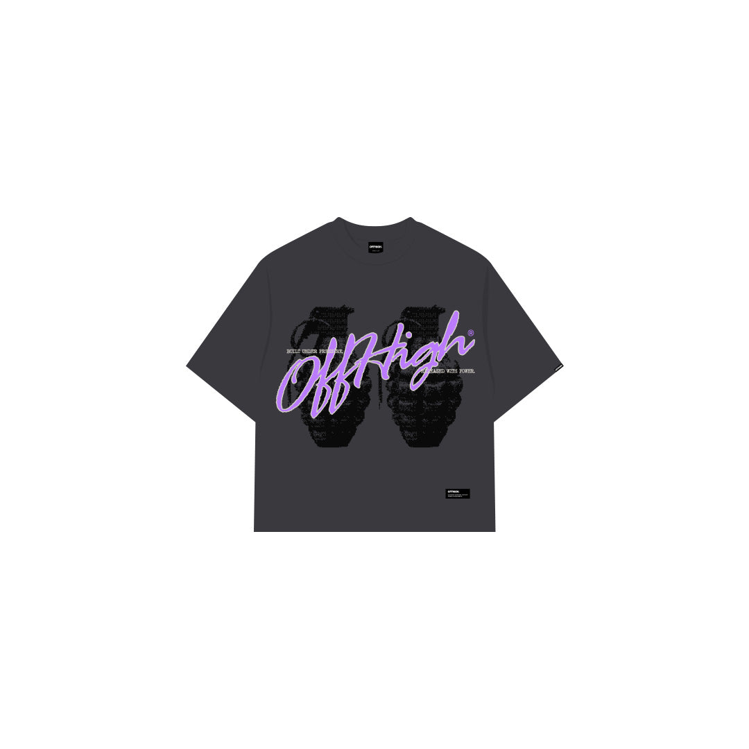 OFFHIGH BLAST GRAY TSHIRT