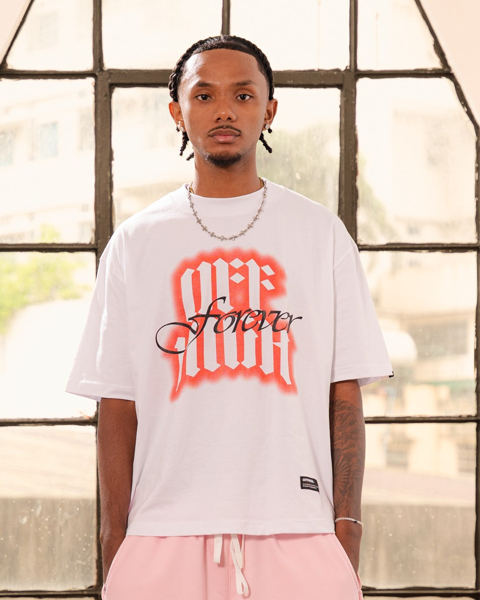 OFFHIGH 4EVER WHITE TSHIRT