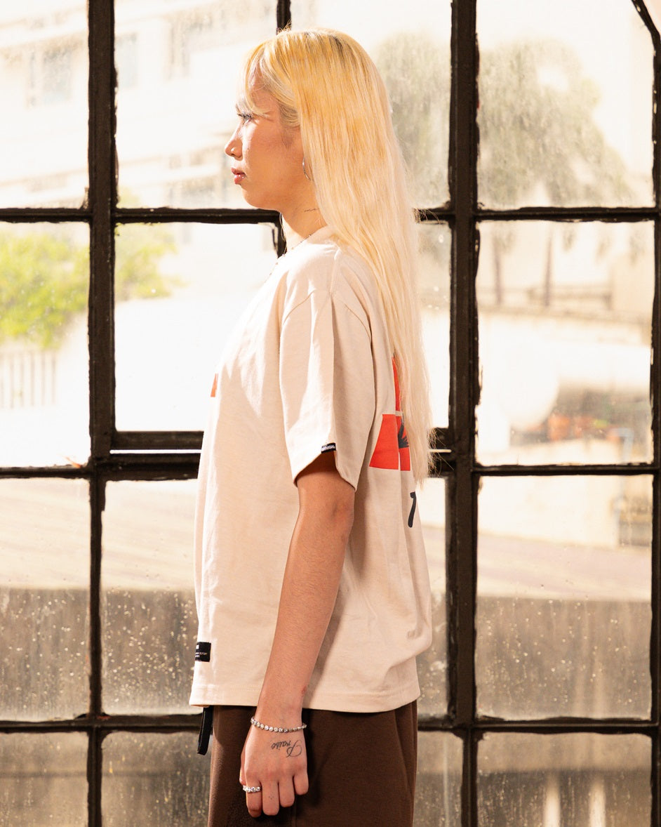 OFFHIGH STAY LOW BEIGE TSHIRT