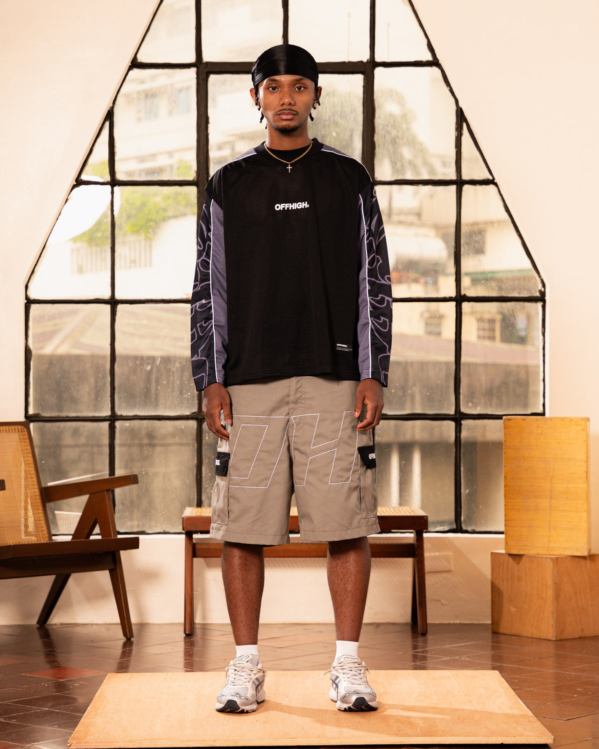 OFFHIGH MAXIMAL BLACK LONGSLEEVE JERSEY