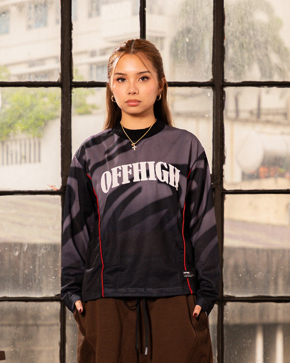 OFFHIGH ELLIPSE BLACK LONGSLEEVE JERSEY