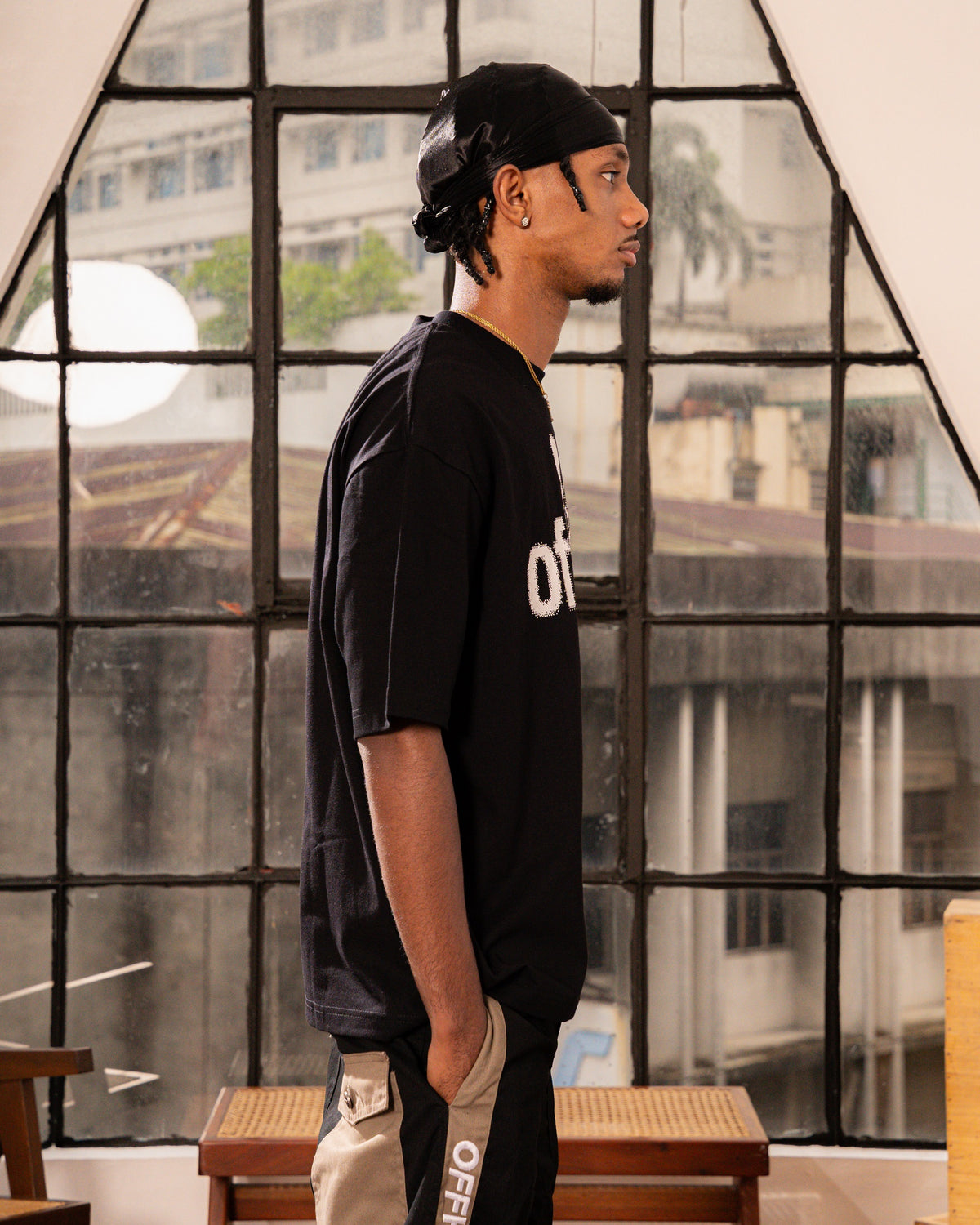 OFFHIGH FLY HIGH BLACK TSHIRT