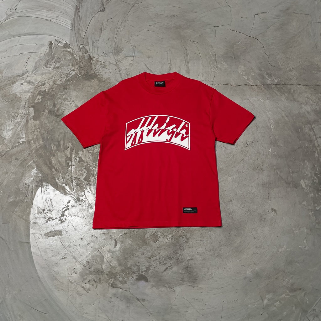 OFFHIGH OVERGROUND RED TSHIRT