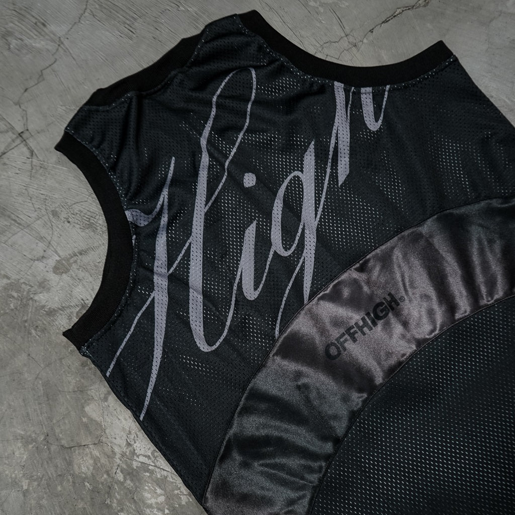 OFFHIGH SLEEKY BLACK BALLERS JERSEY