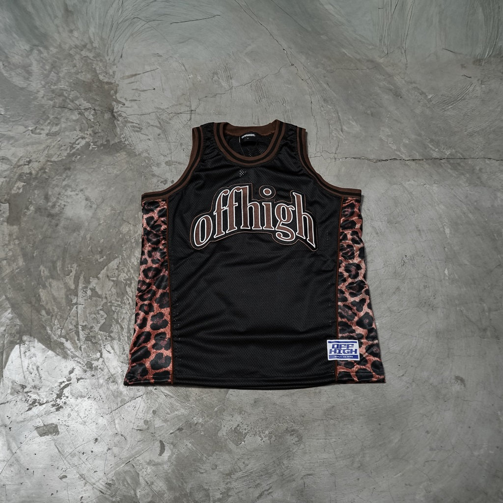 OFFHIGH LEOPARD BROWN BALLERS JERSEY