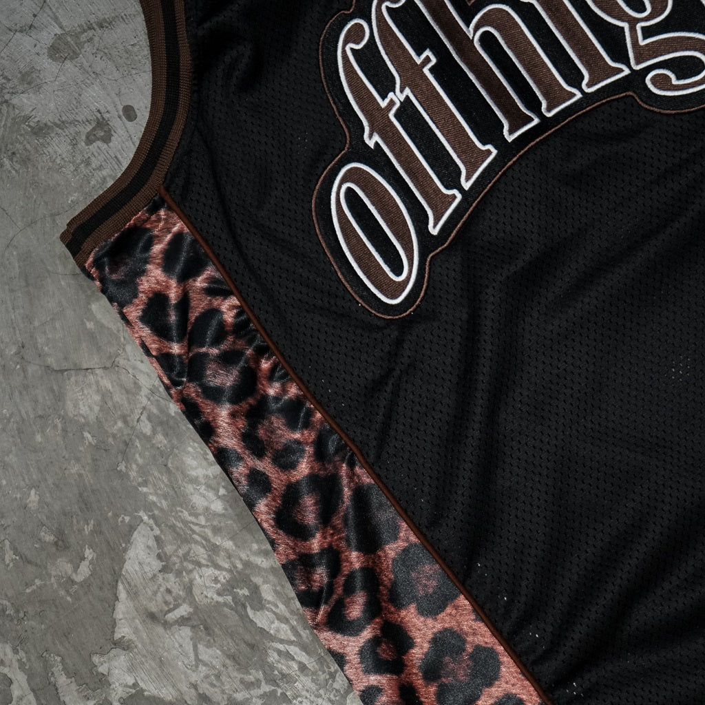 OFFHIGH LEOPARD BROWN BALLERS JERSEY
