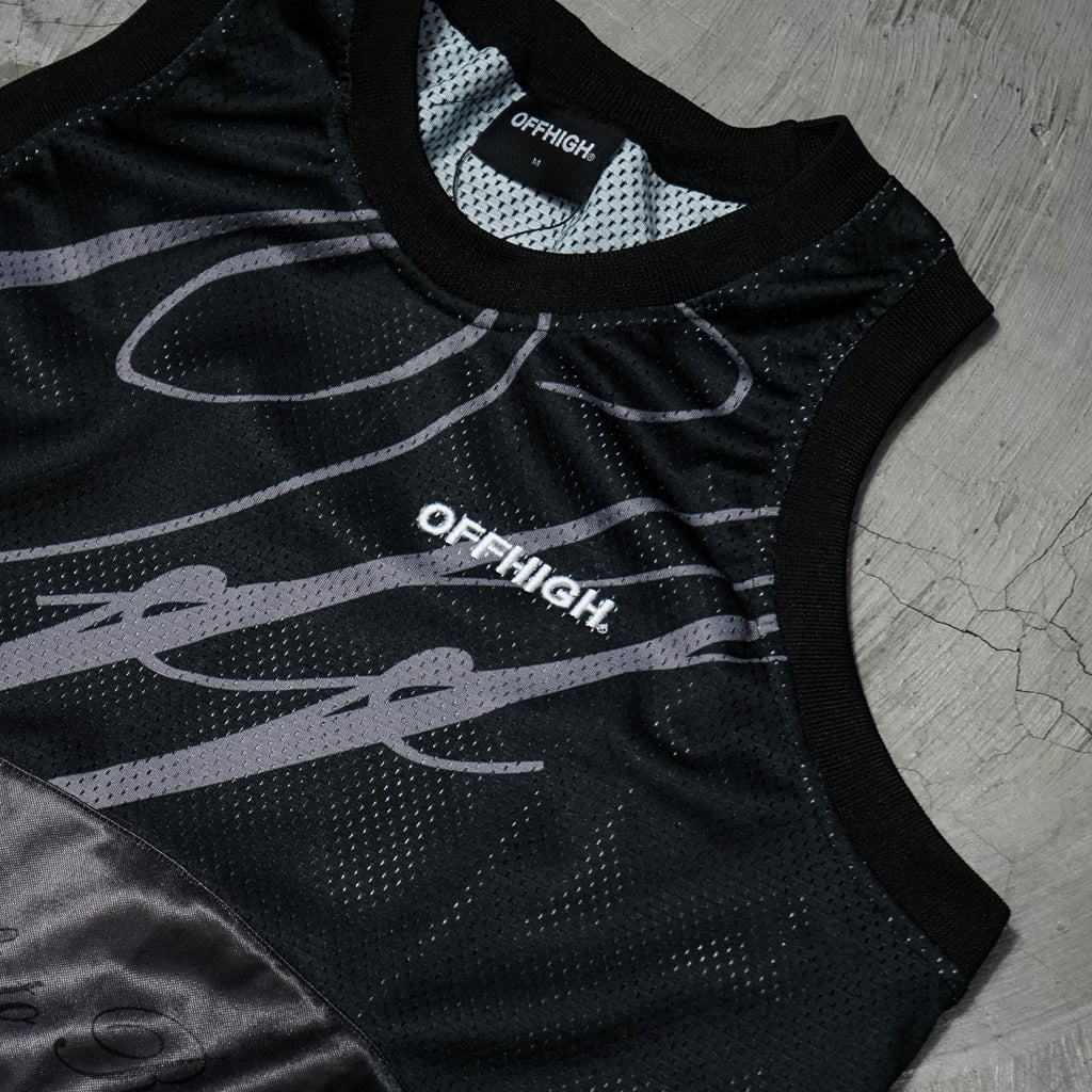 OFFHIGH SLEEKY BLACK BALLERS JERSEY