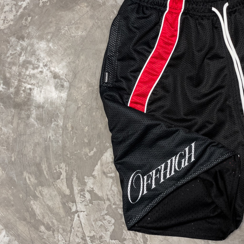 OFFHIGH UPWARD BLACK MESH SHORT