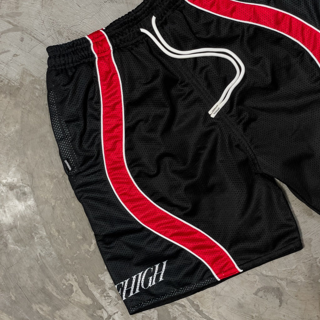 OFFHIGH UPWARD BLACK MESH SHORT
