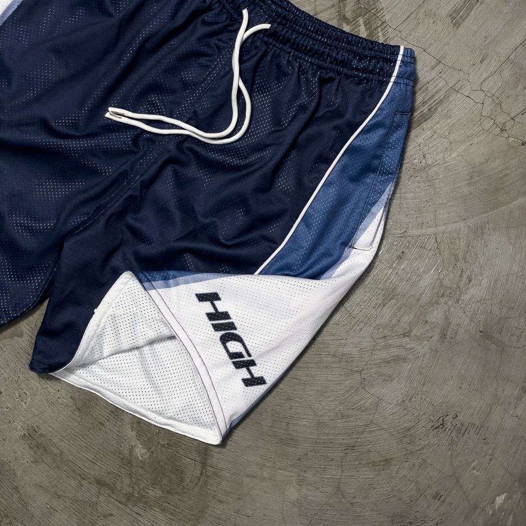 OFFHIGH CORE NAVY BLUE MESH SHORT