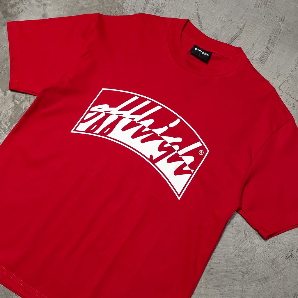 OFFHIGH OVERGROUND RED TSHIRT