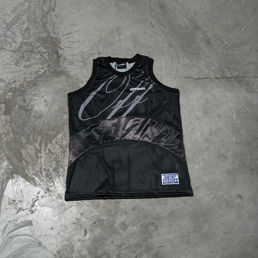 OFFHIGH SLEEKY BLACK BALLERS JERSEY