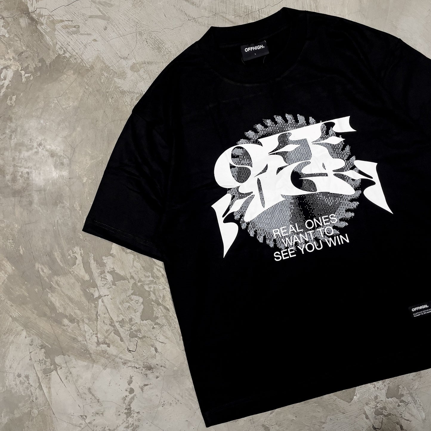 OFFHIGH VICTORY BLACK TSHIRT