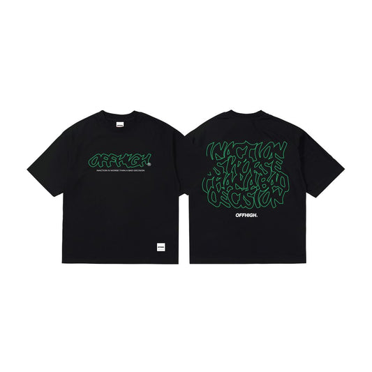 OFFHIGH INACTION BLACK TSHIRT