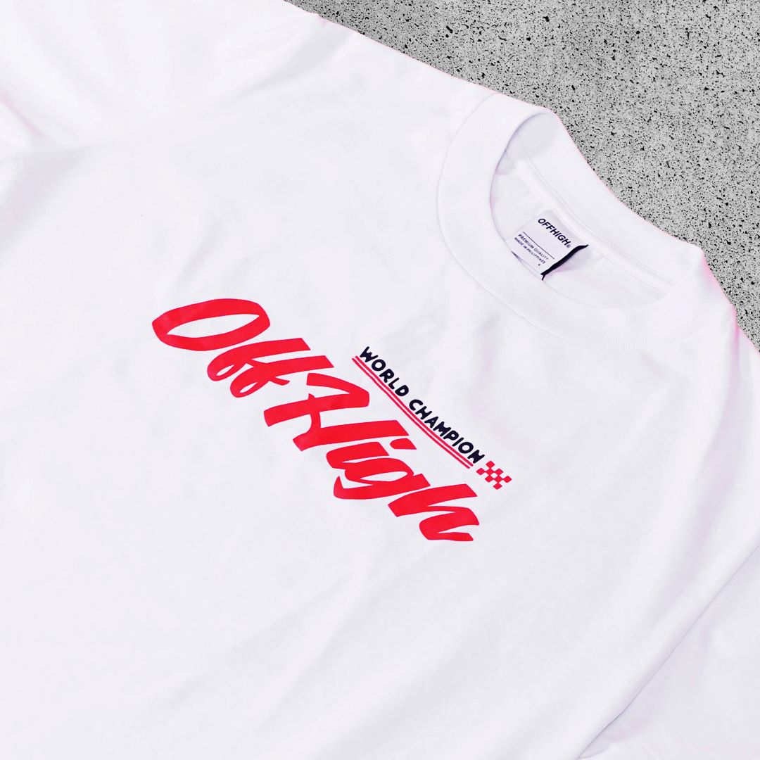 OFFHIGH RACER TEE WHITE TSHIRT