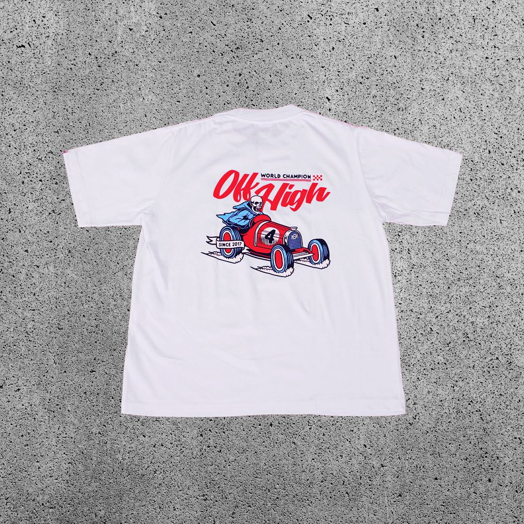 OFFHIGH RACER TEE WHITE TSHIRT