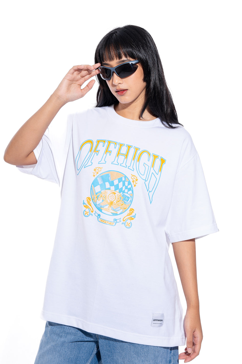 OFFHIGH ORIGIN GLYPHS WHITE TSHIRT