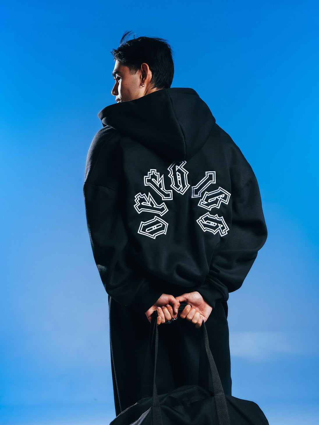 OFFHIGH CONVEX BLACK FULLZIP JACKET