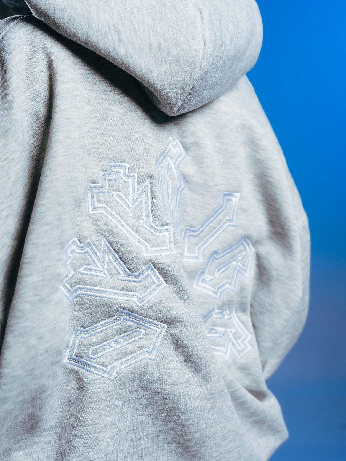OFFHIGH CONVEX GRAY FULLZIP JACKET